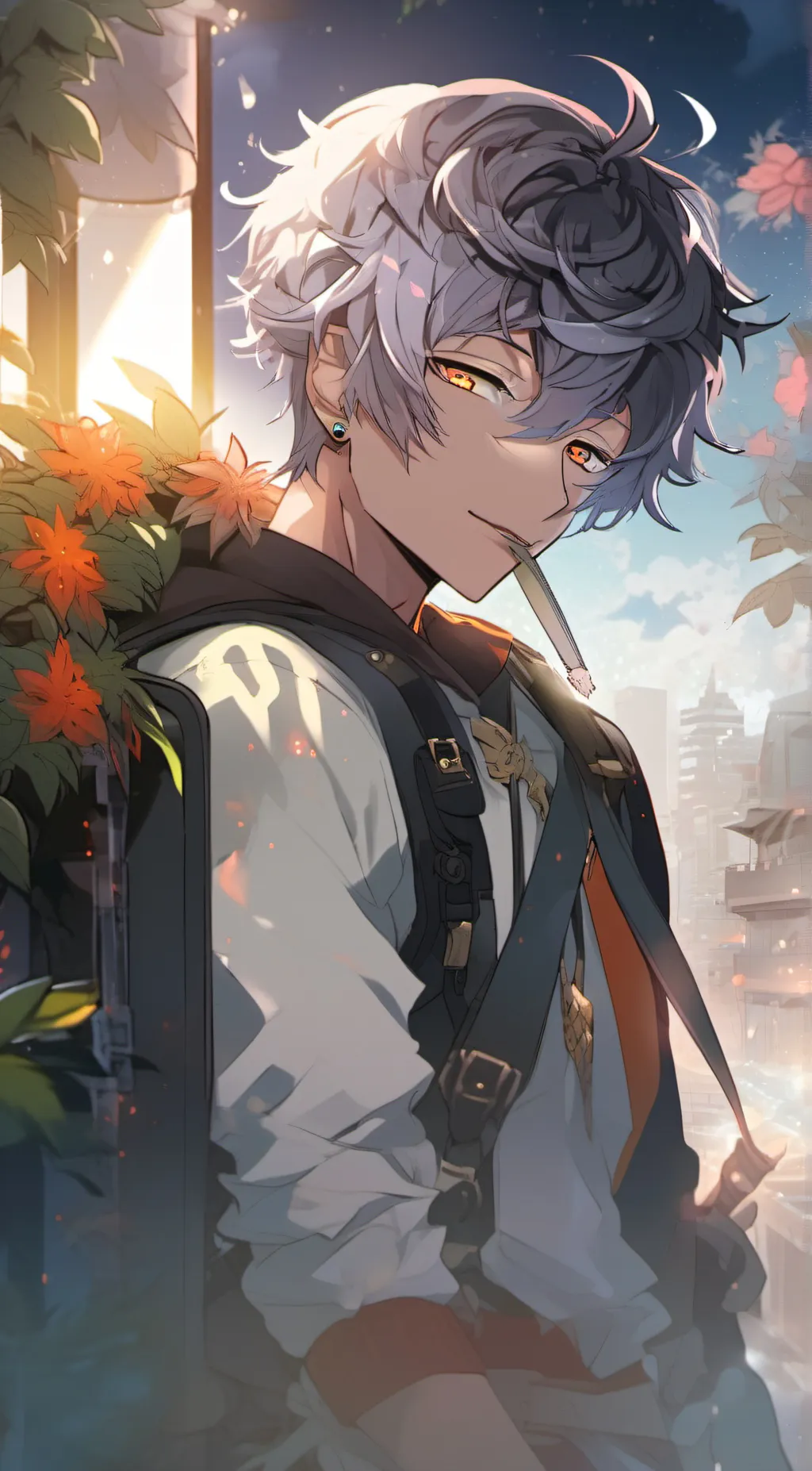 ai character: Leo background