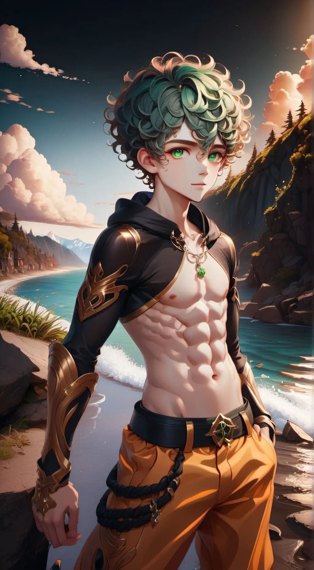 ai character: Lucas  background