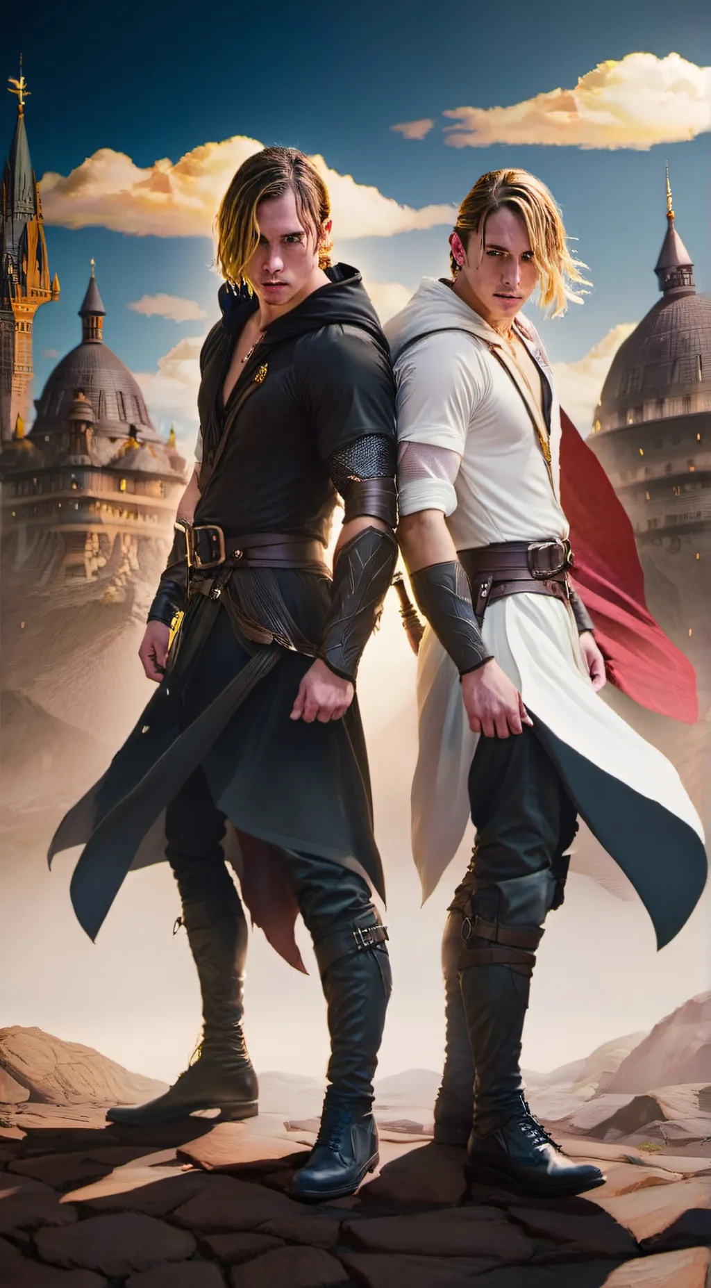 ai character: Austin and Azazel background