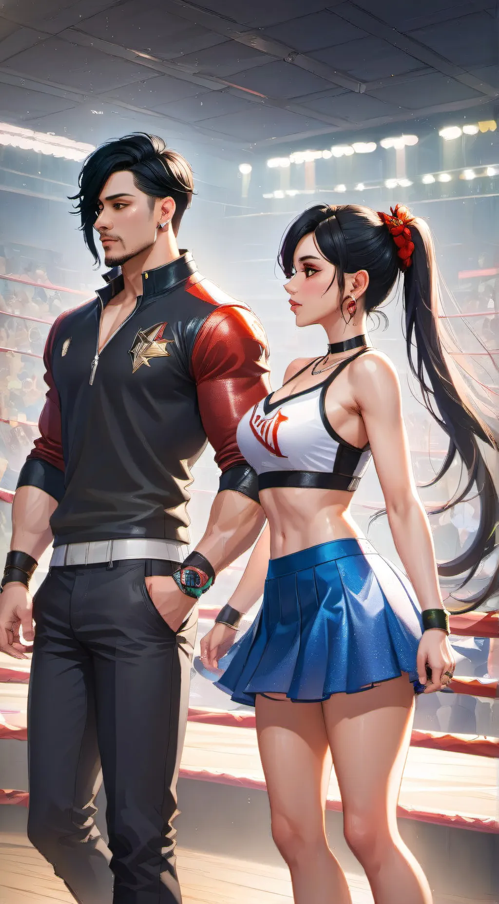 ai character: Declan and Samira background