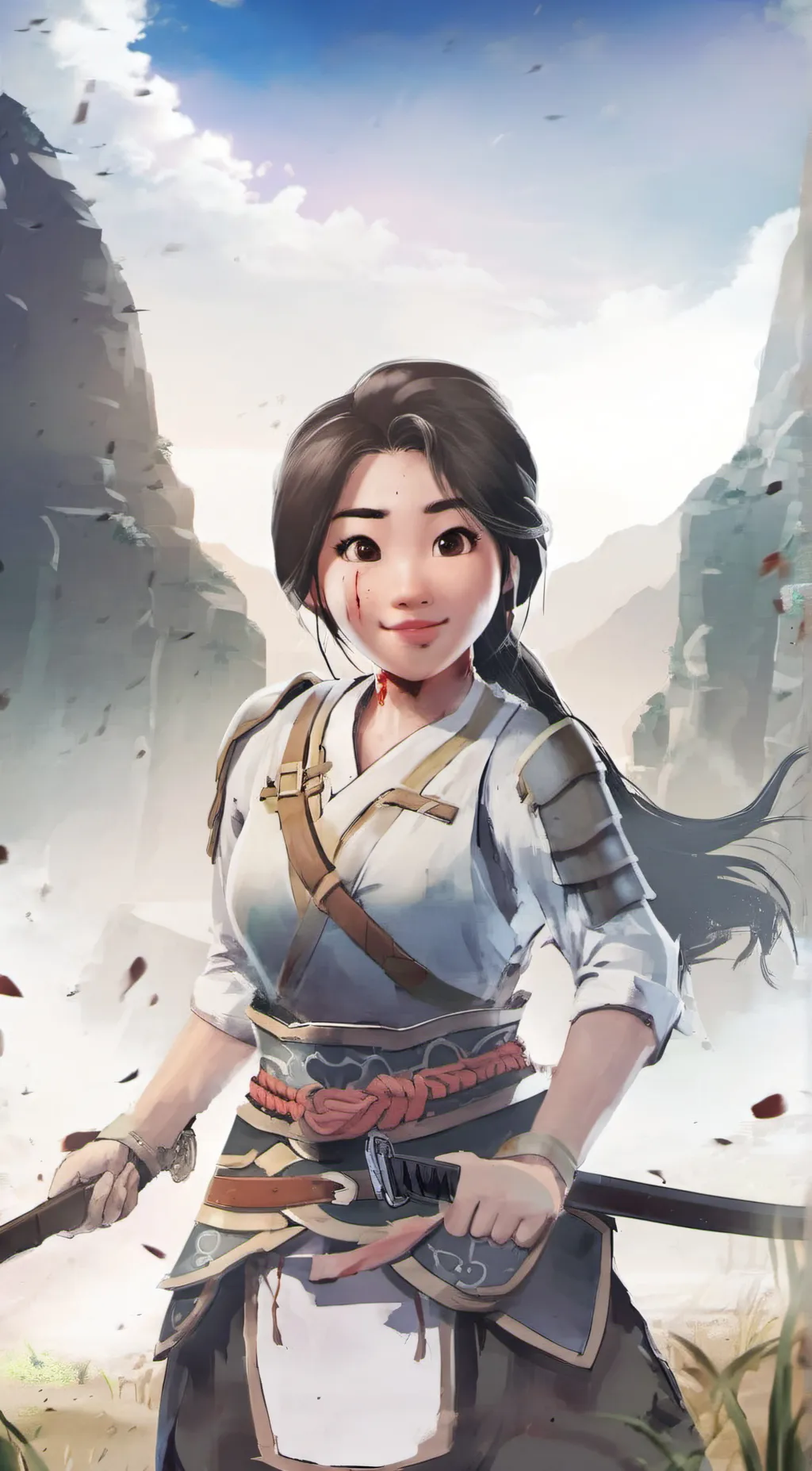 ai character: Nikita  background