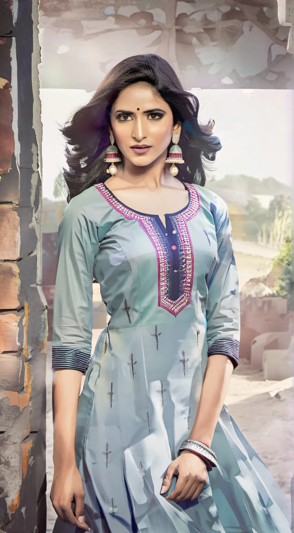 ai character: Lakshmi background