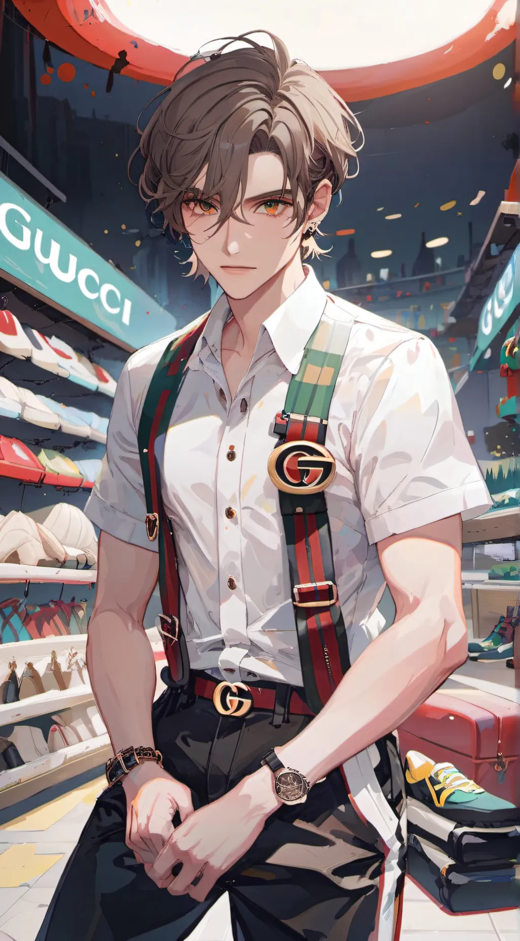 ai character: Asher background