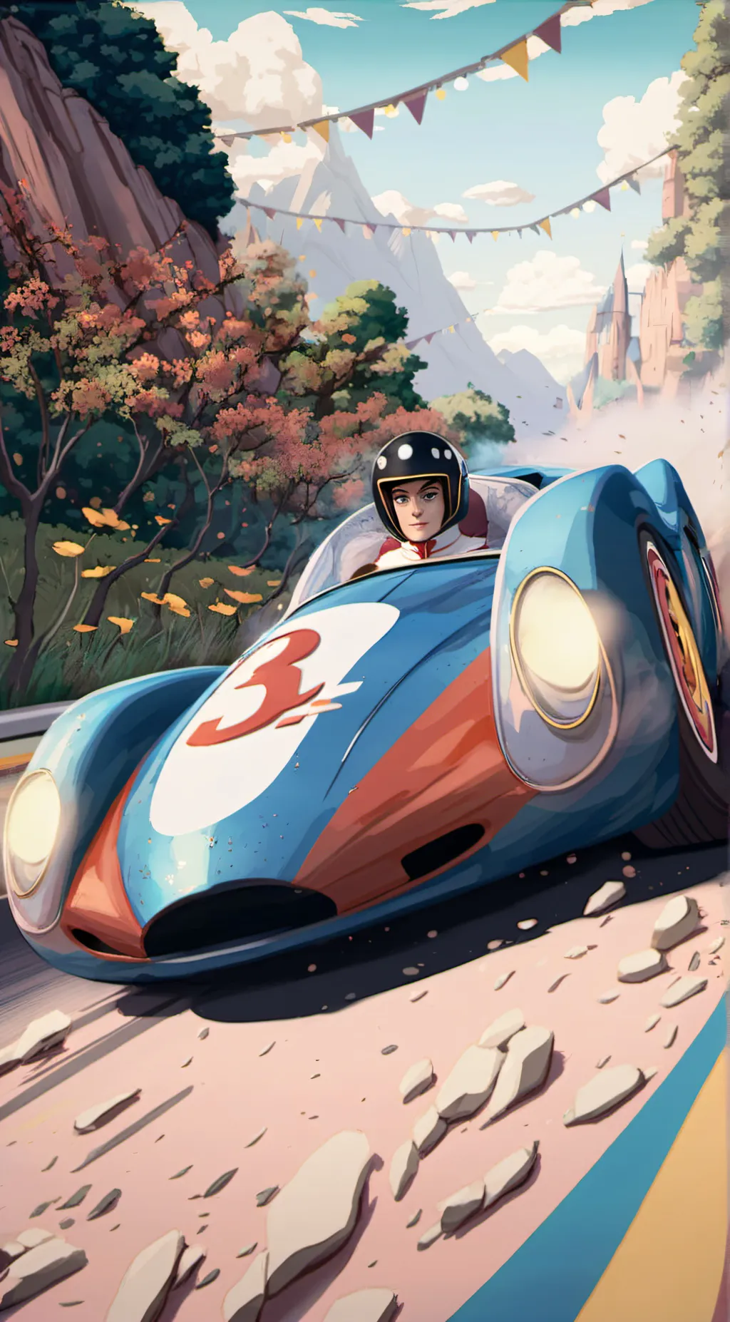 ai character: speed racer background