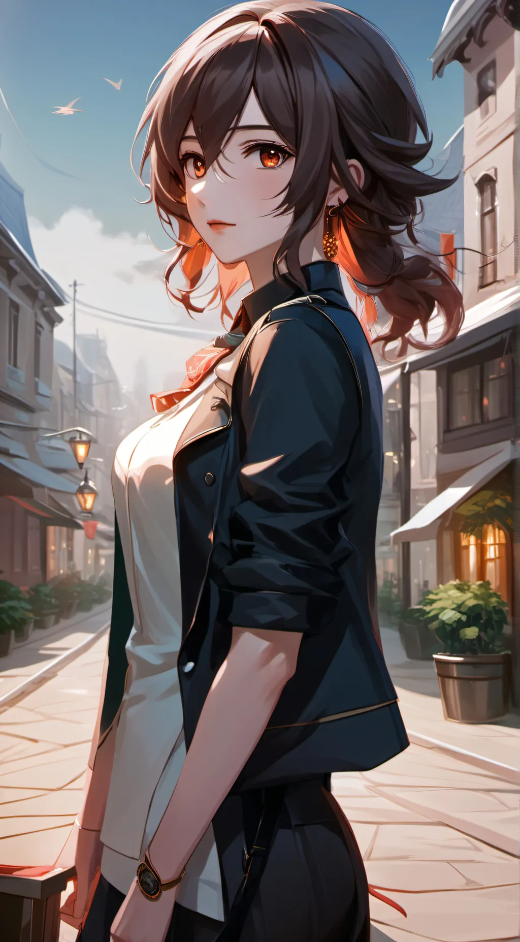 ai character: Diamond background