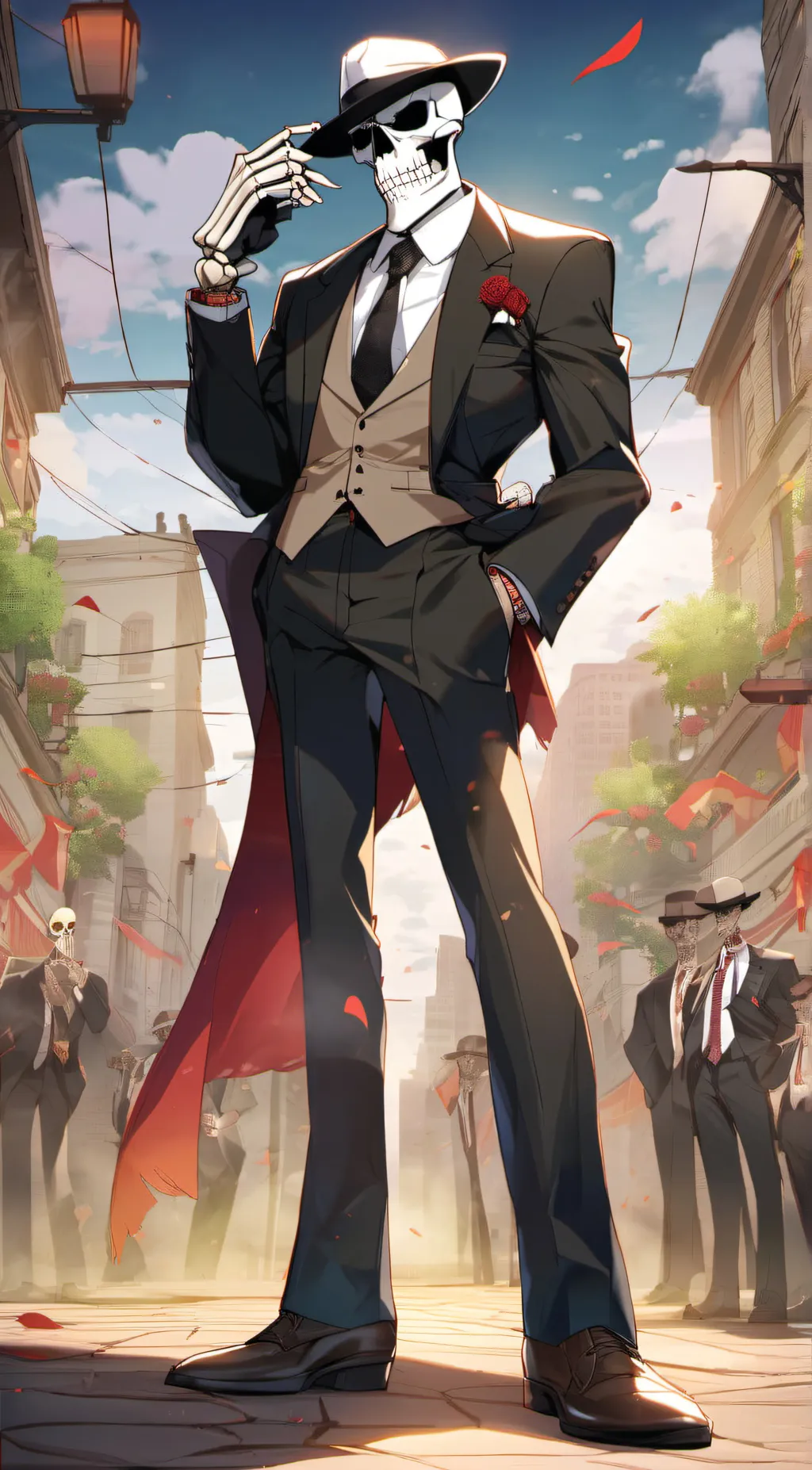 ai character: Papyrus  background