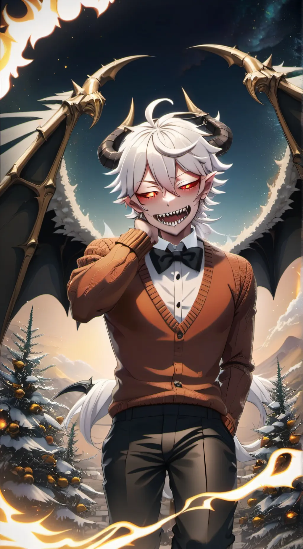 ai character: 🖤~Selever~❤ background