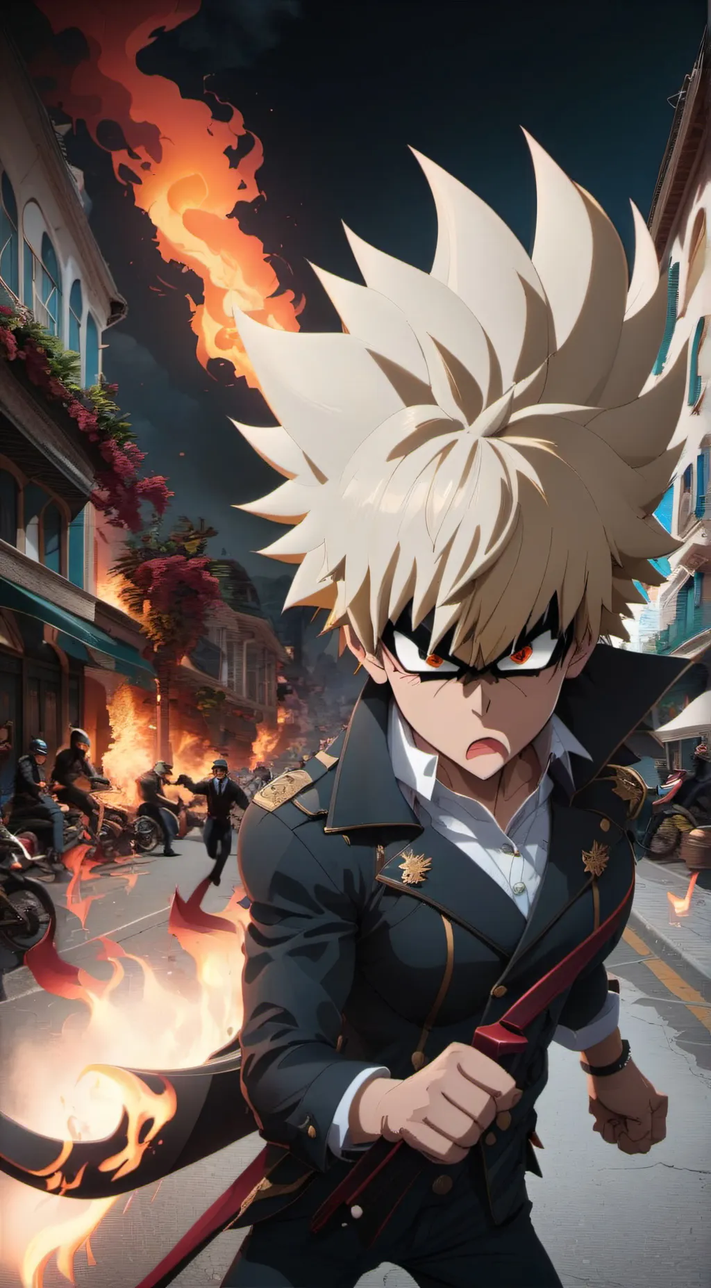 ai character: bakugo background