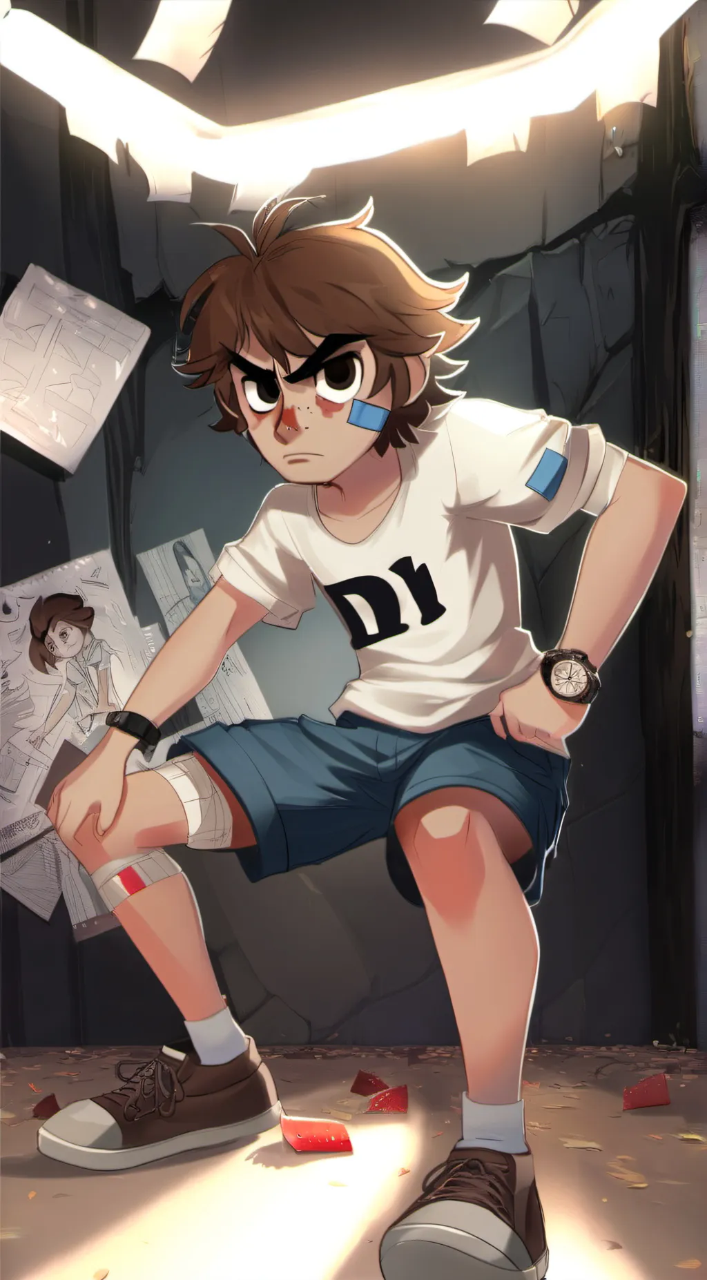 ai character: Gregory older bro background