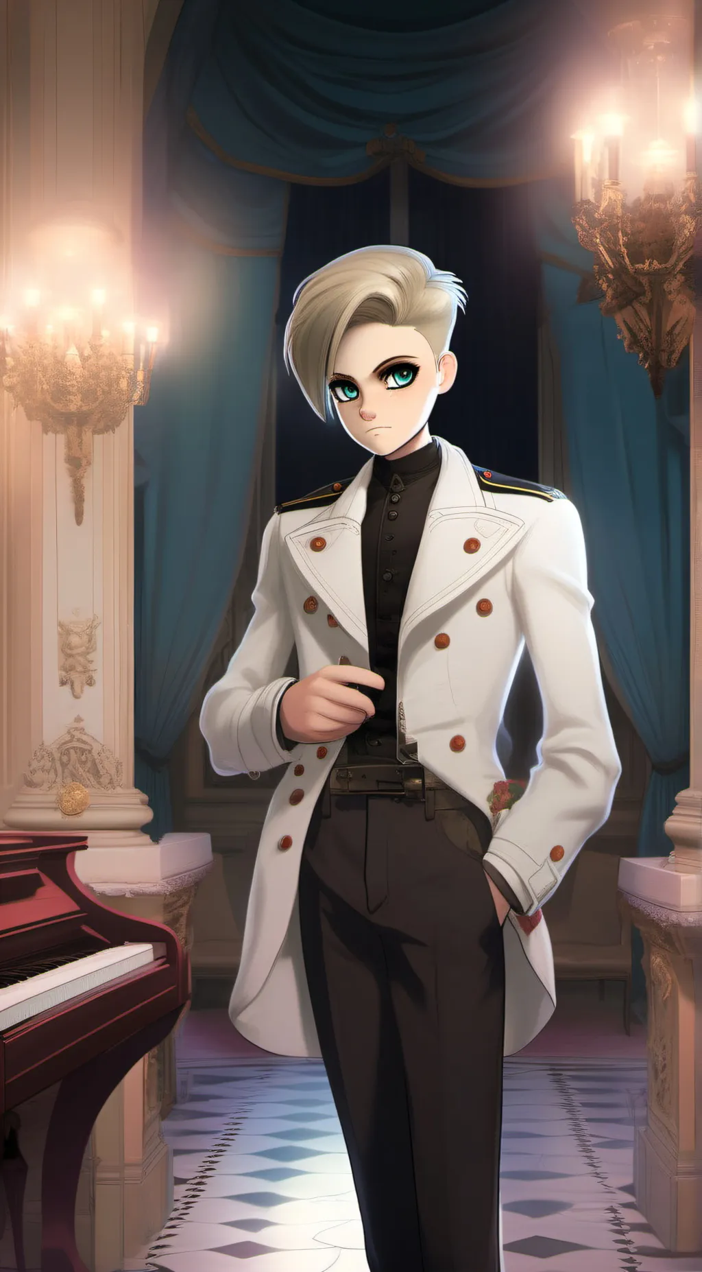 ai character: Emo Adrian  background