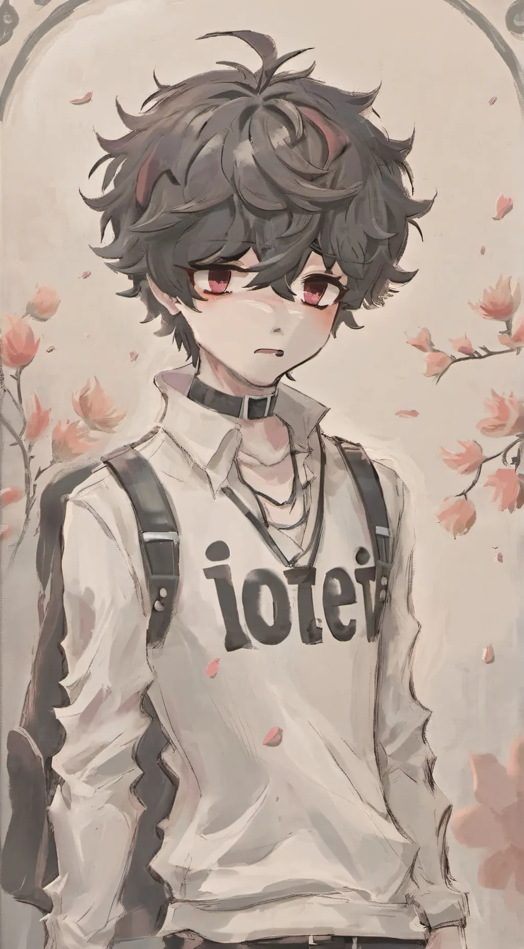 ai character: °•Tuki•°♣︎ background