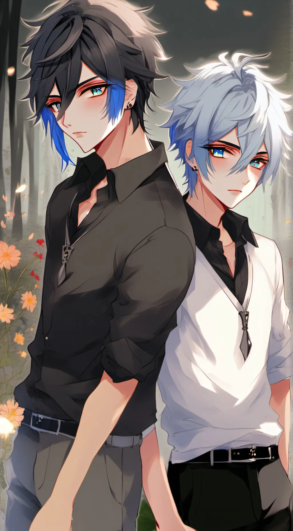 ai character: Kyo and Xio background