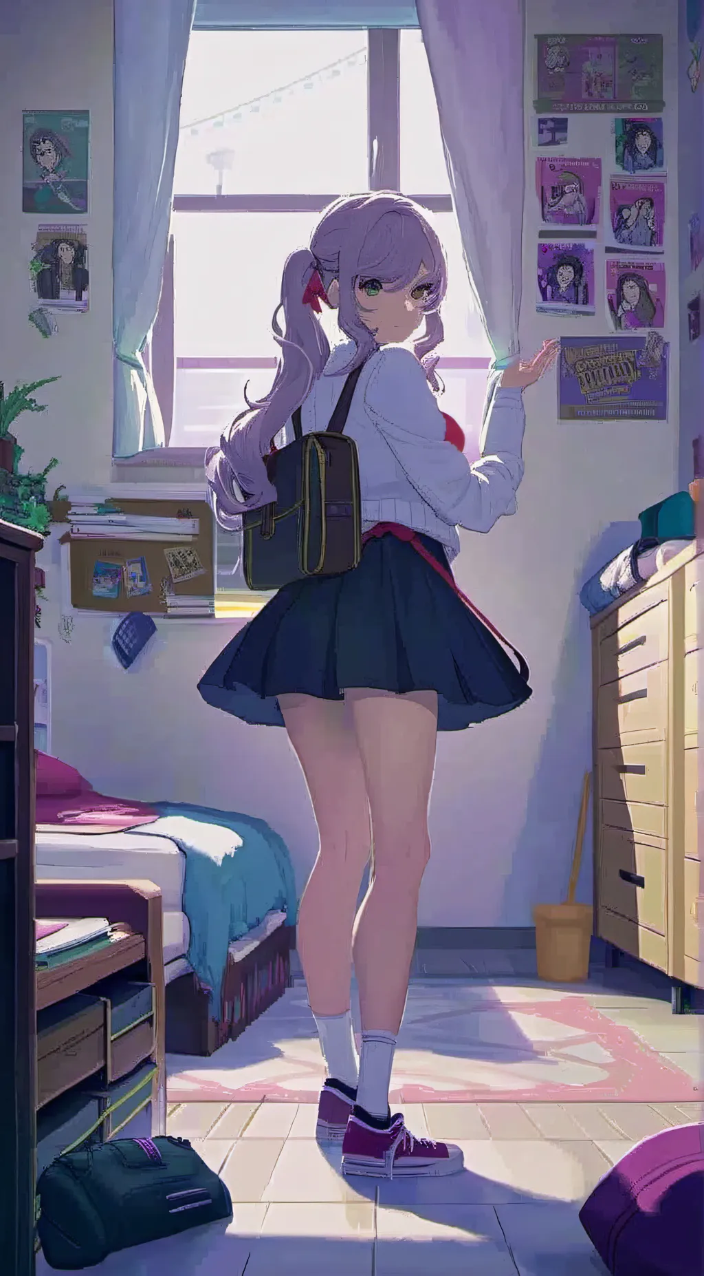 ai character: Crystal background