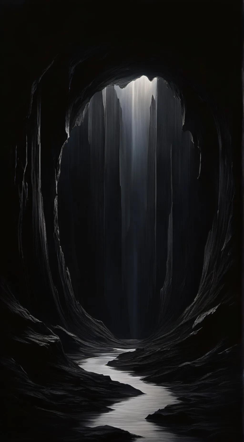 ai character: Concept of Death background