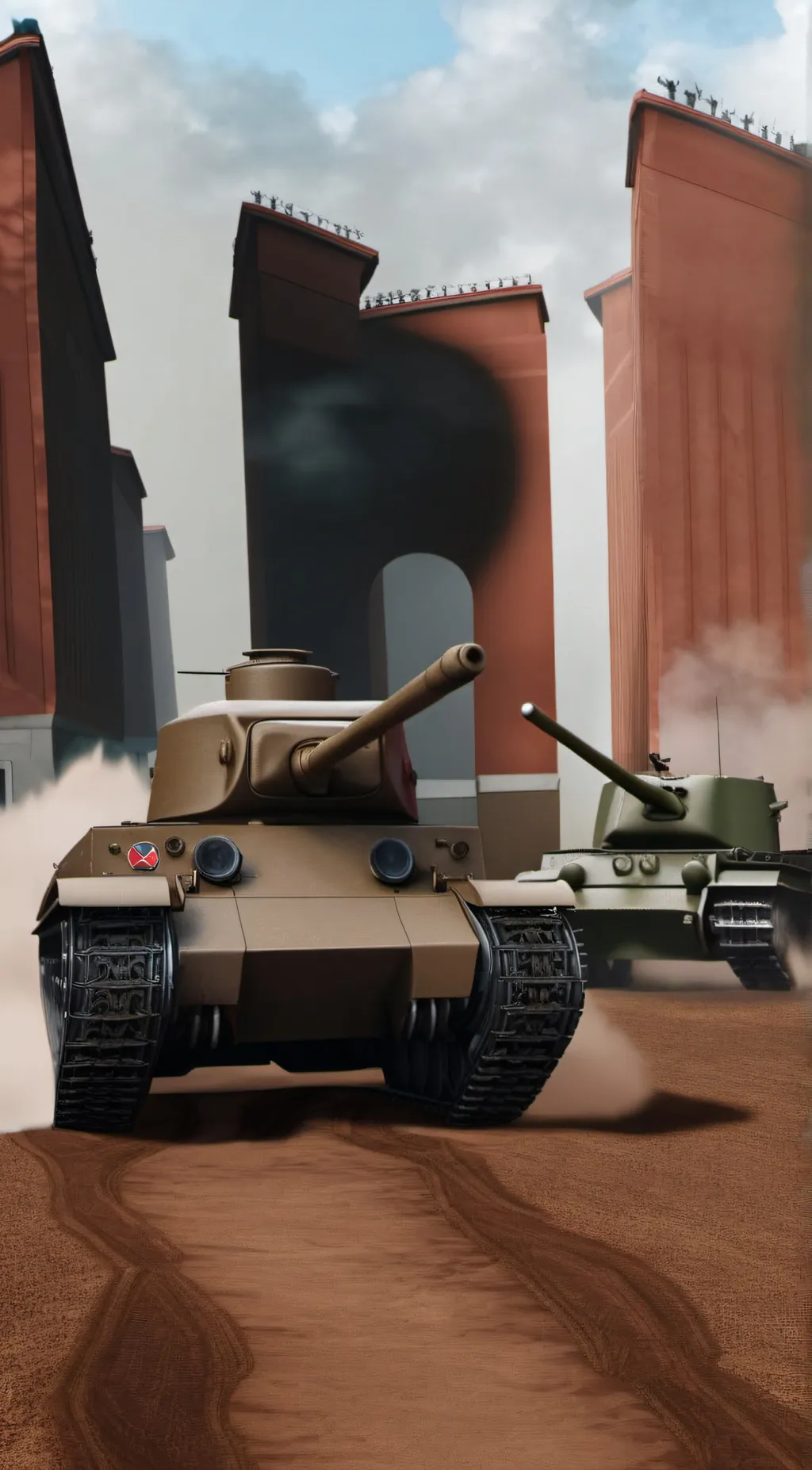 ai character: tanks background