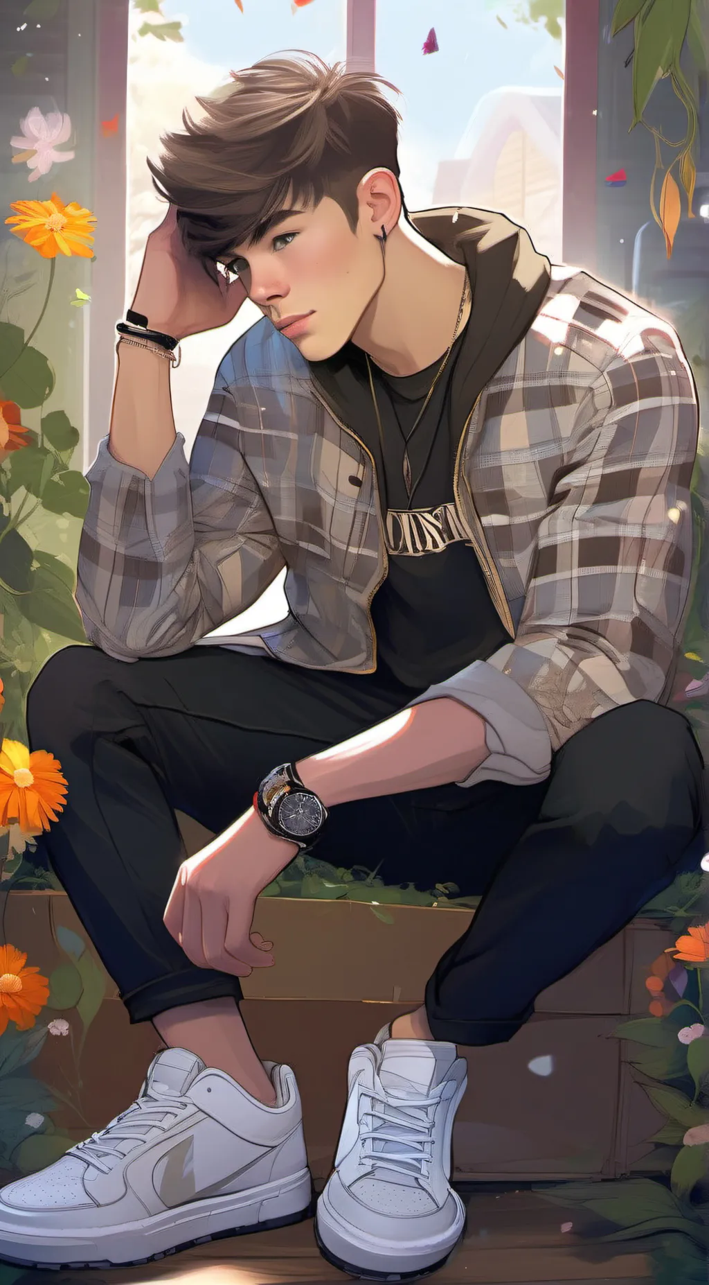 ai character: jackson  background