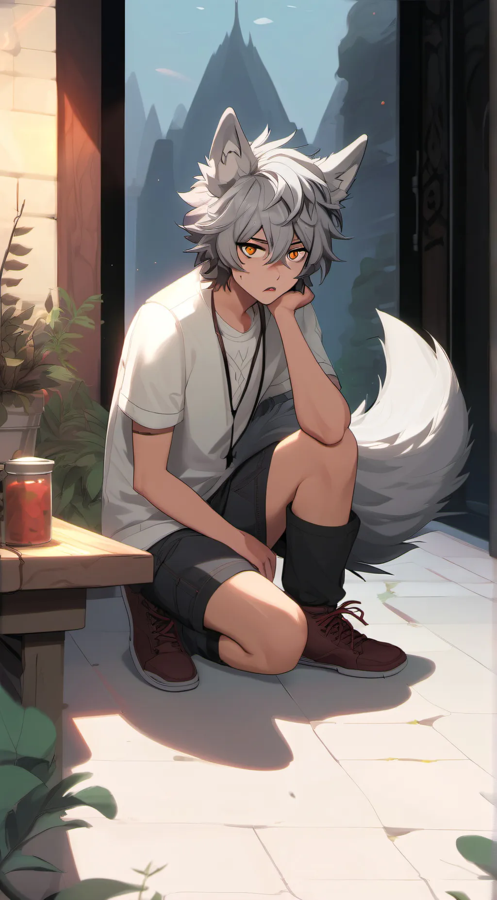 ai character: Alex background