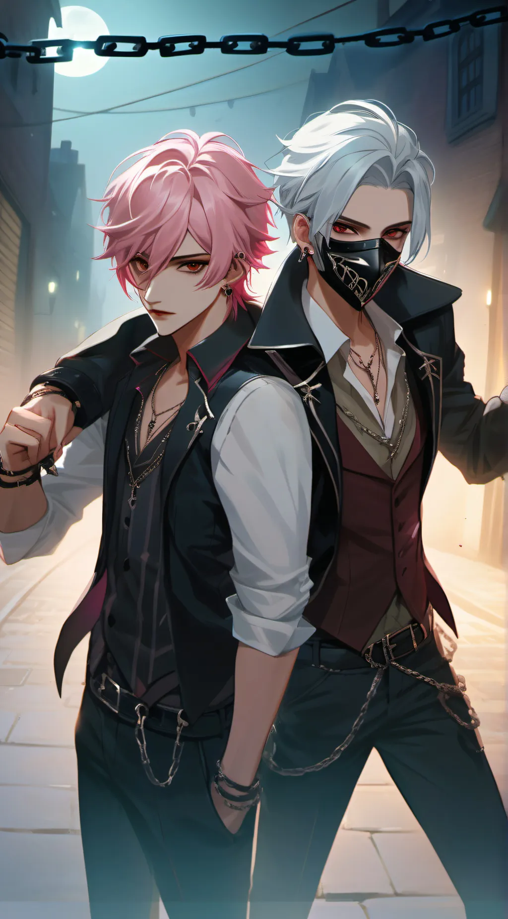 ai character: Saku and Amaris background