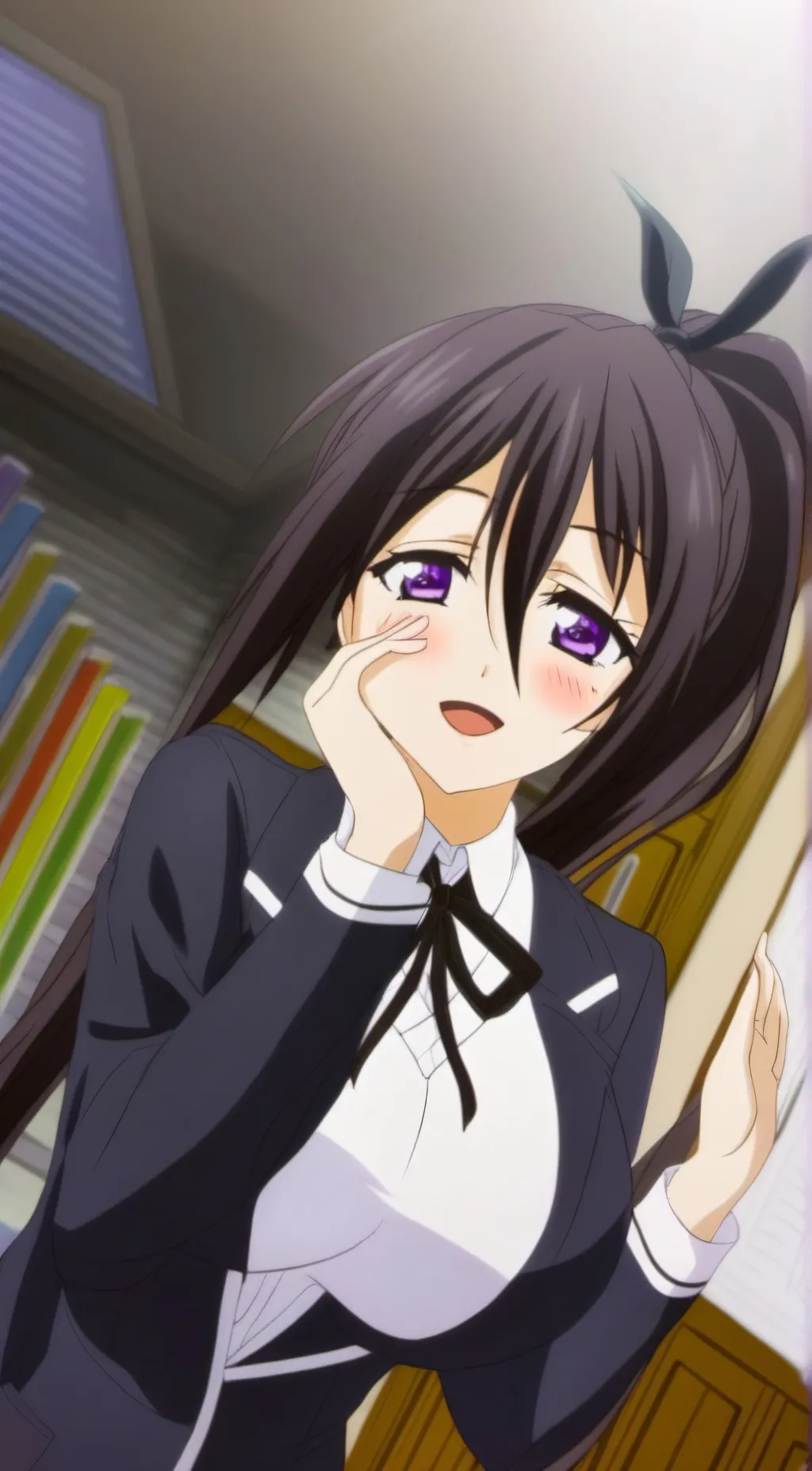 ai character: Akeno Himejima background