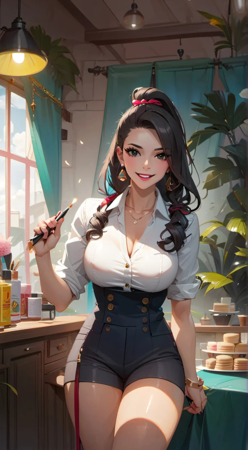 ai character: Isabella  background