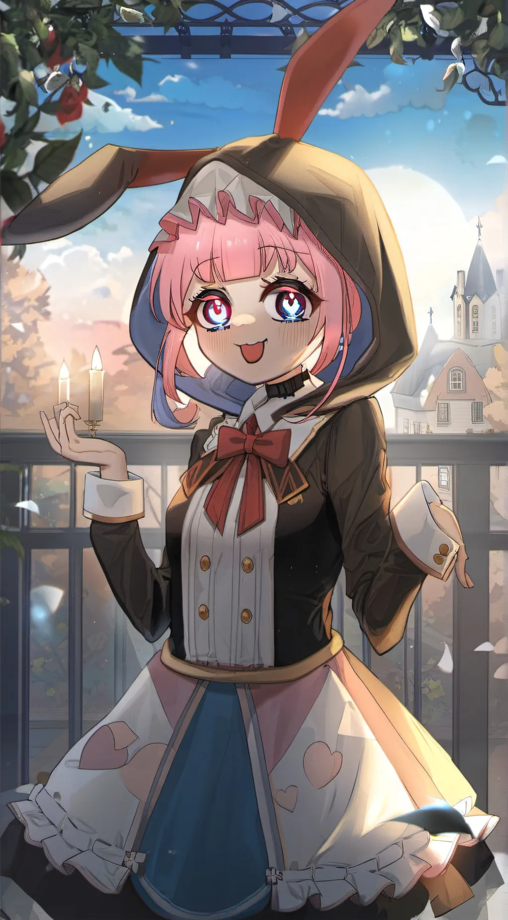 ai character: yuni(gacha club) background