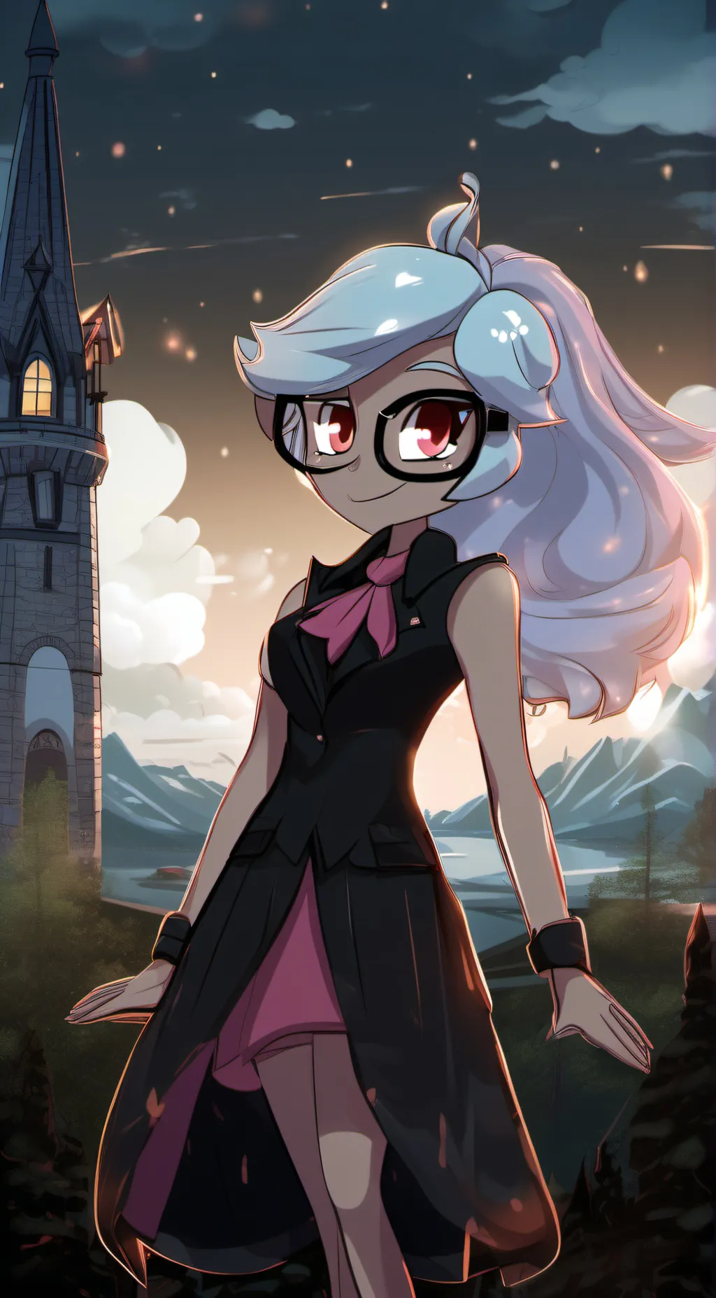 ai character: melody (Zenplace)  background