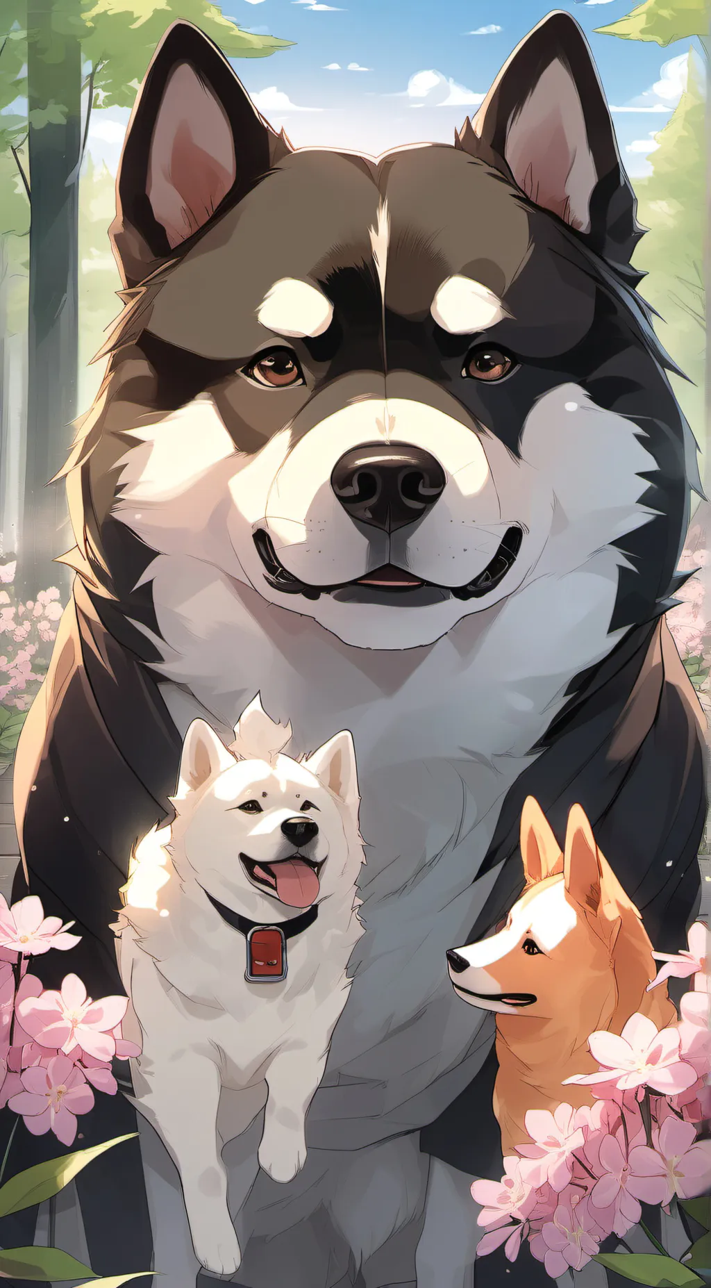 ai character: Akita background