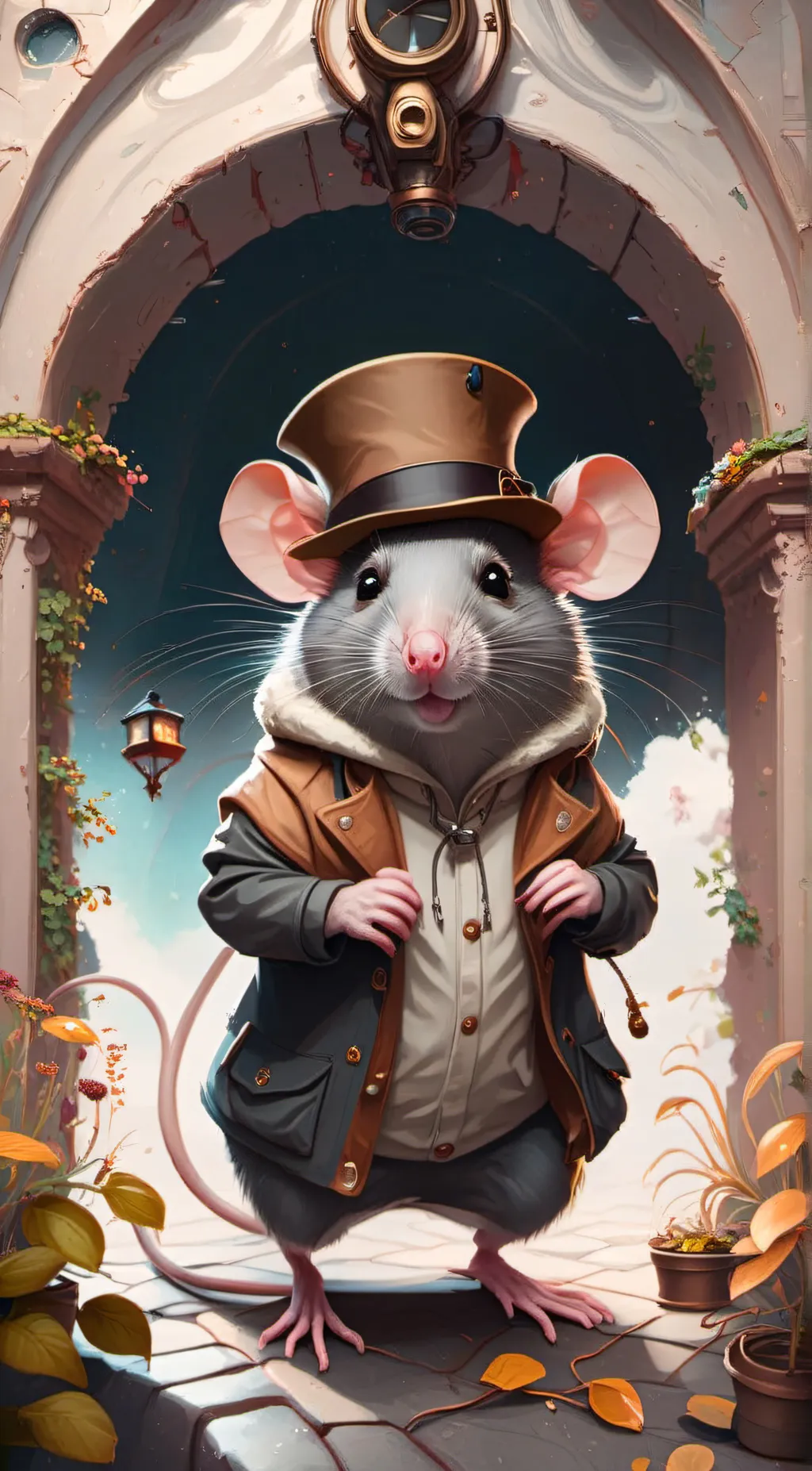 ai character: Jeffery The Rat background