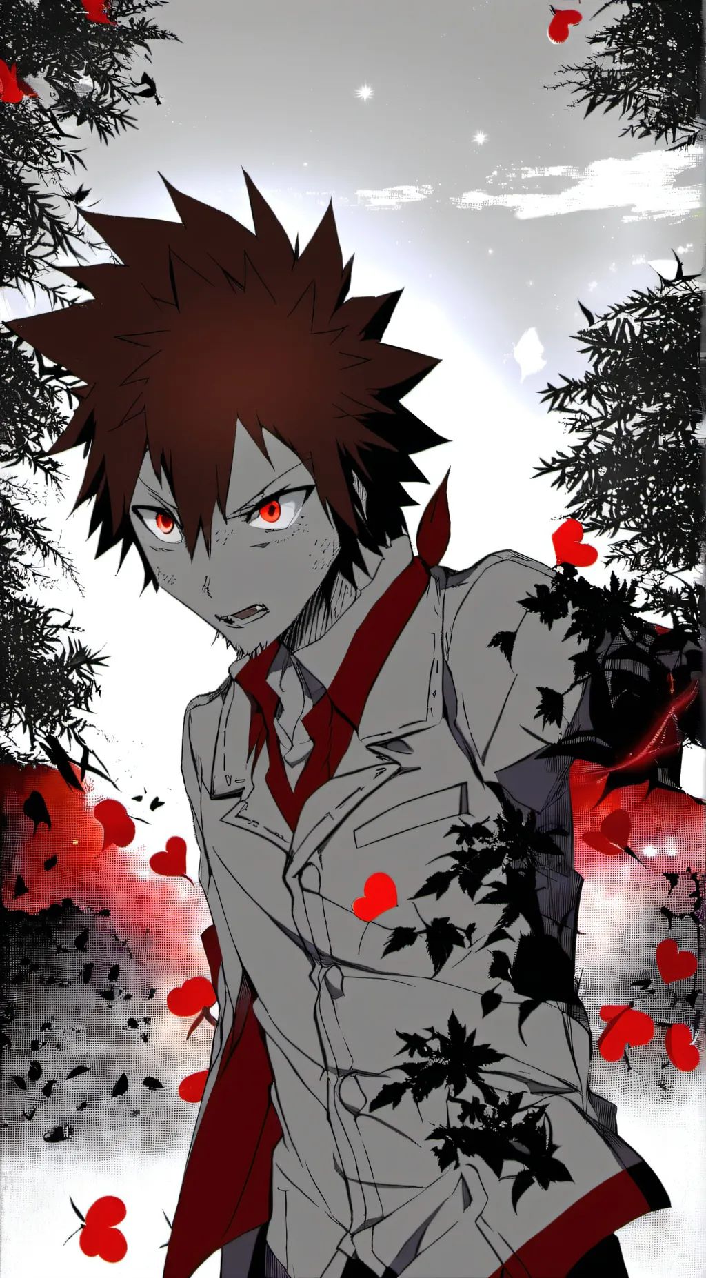ai character: Kirishima  background