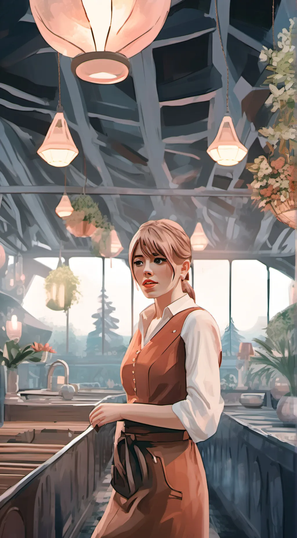 ai character: Chrissy  background