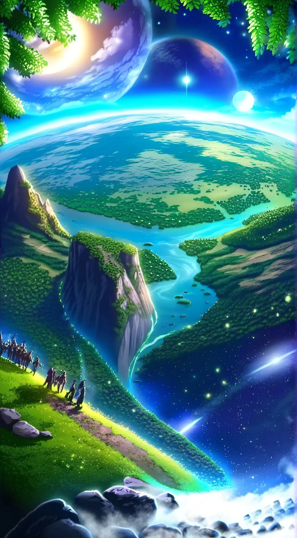 ai character: Earth background