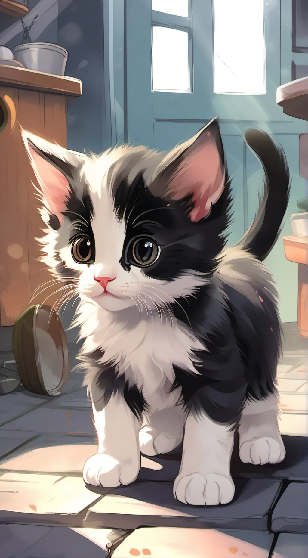 ai character: Scruffles background