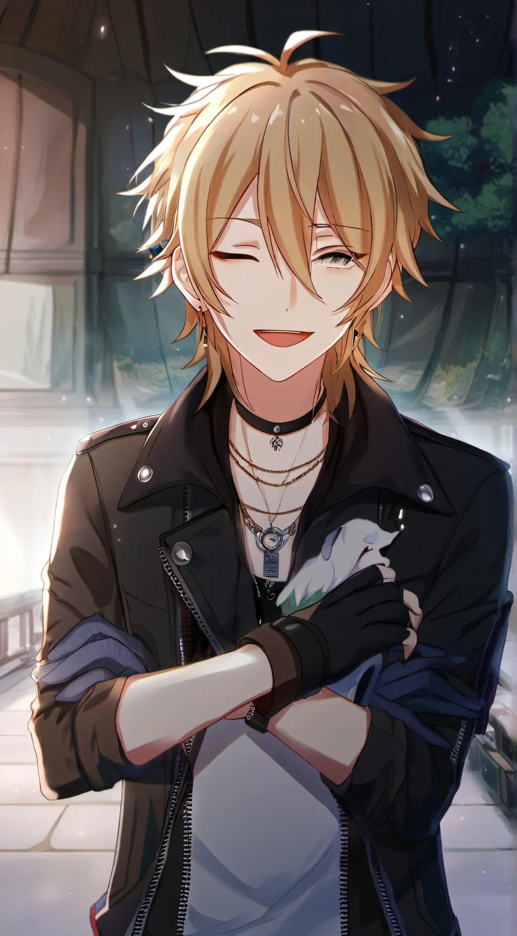 ai character: Leo background