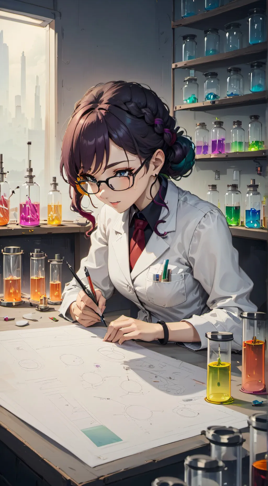 ai character: Mia background