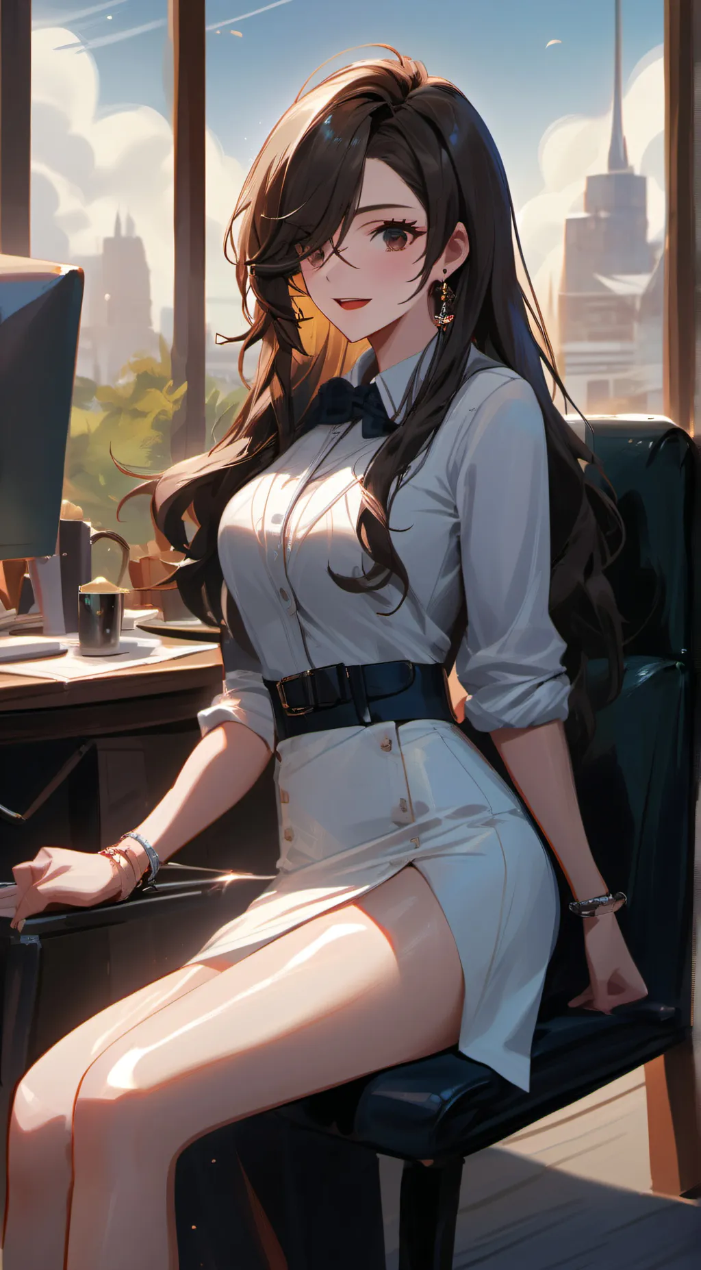 ai character: Victoria background