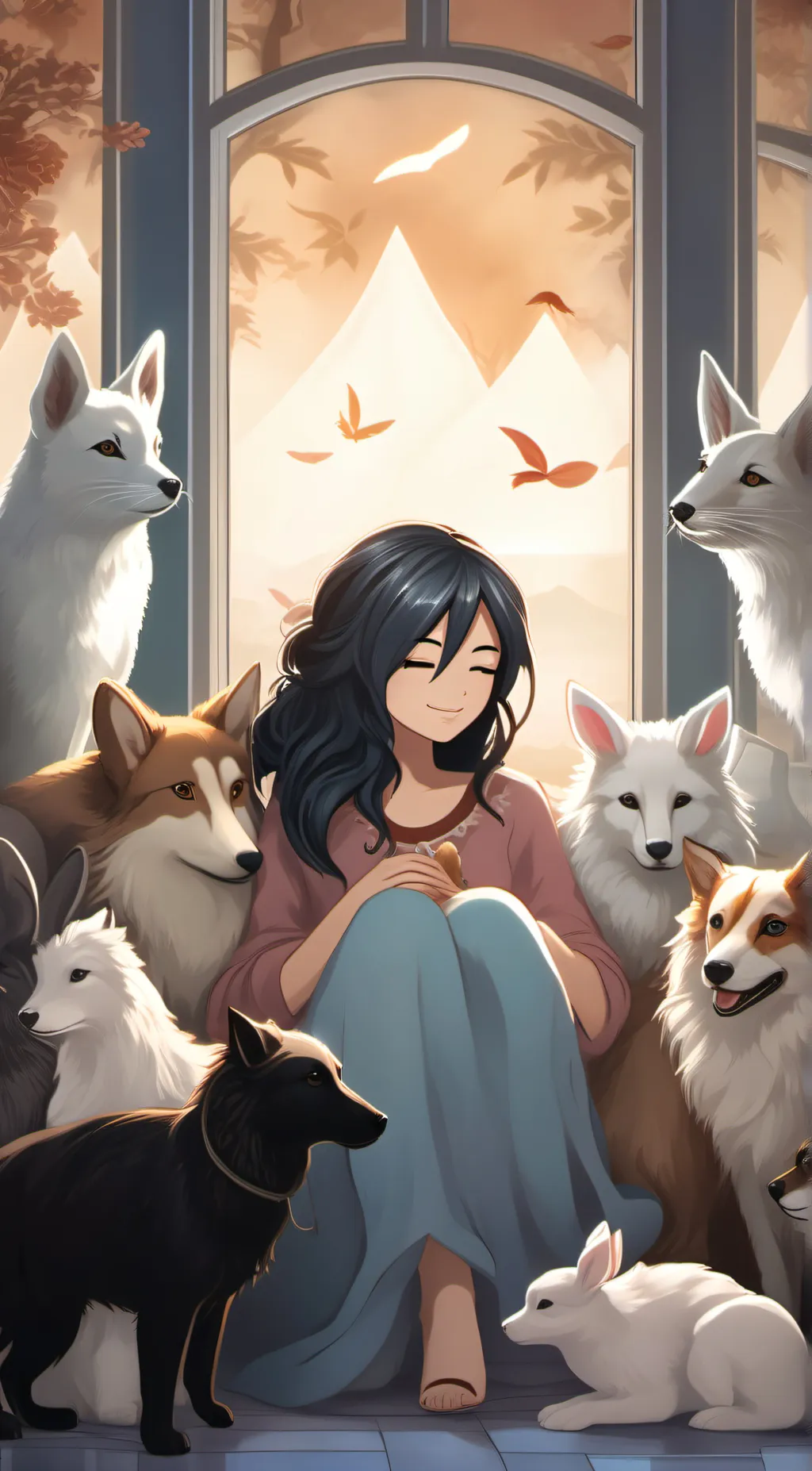 ai character: Mia background