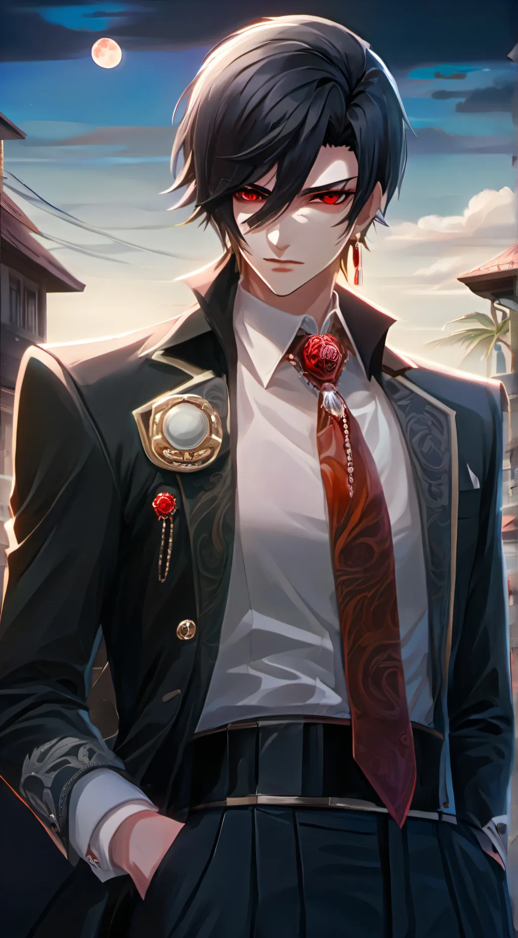 ai character: Lucifer background