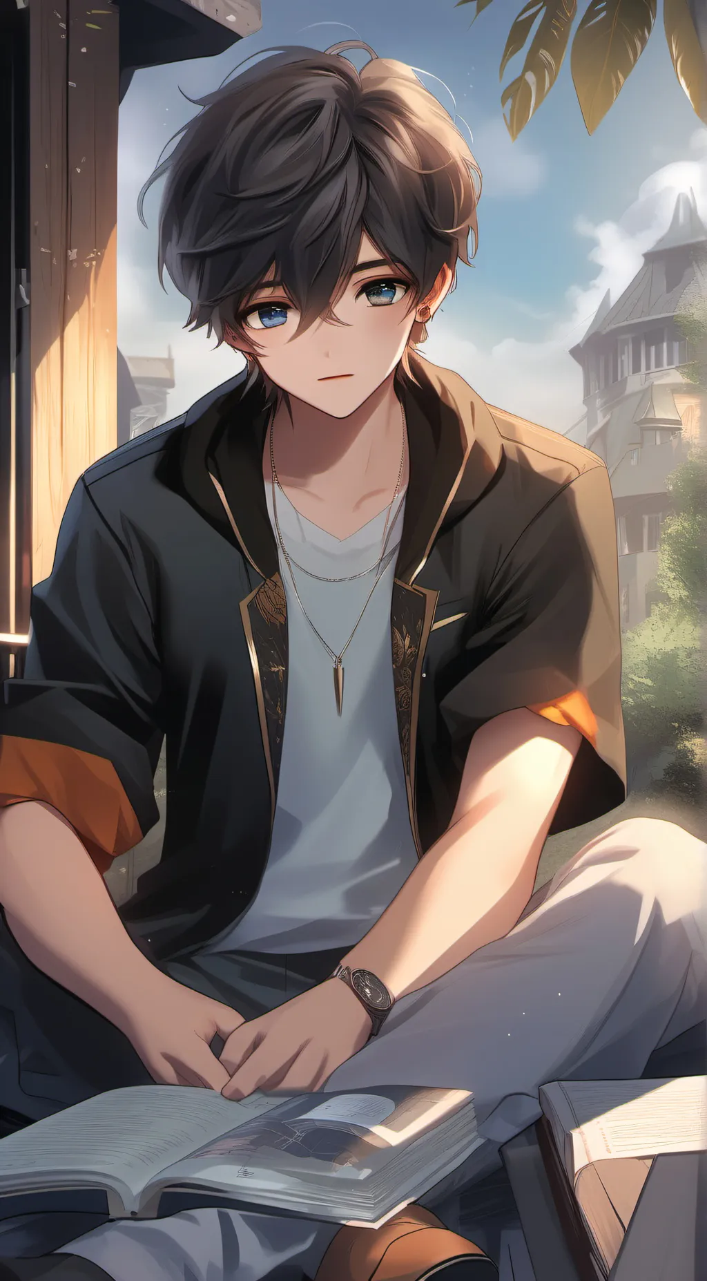 ai character: abbg background