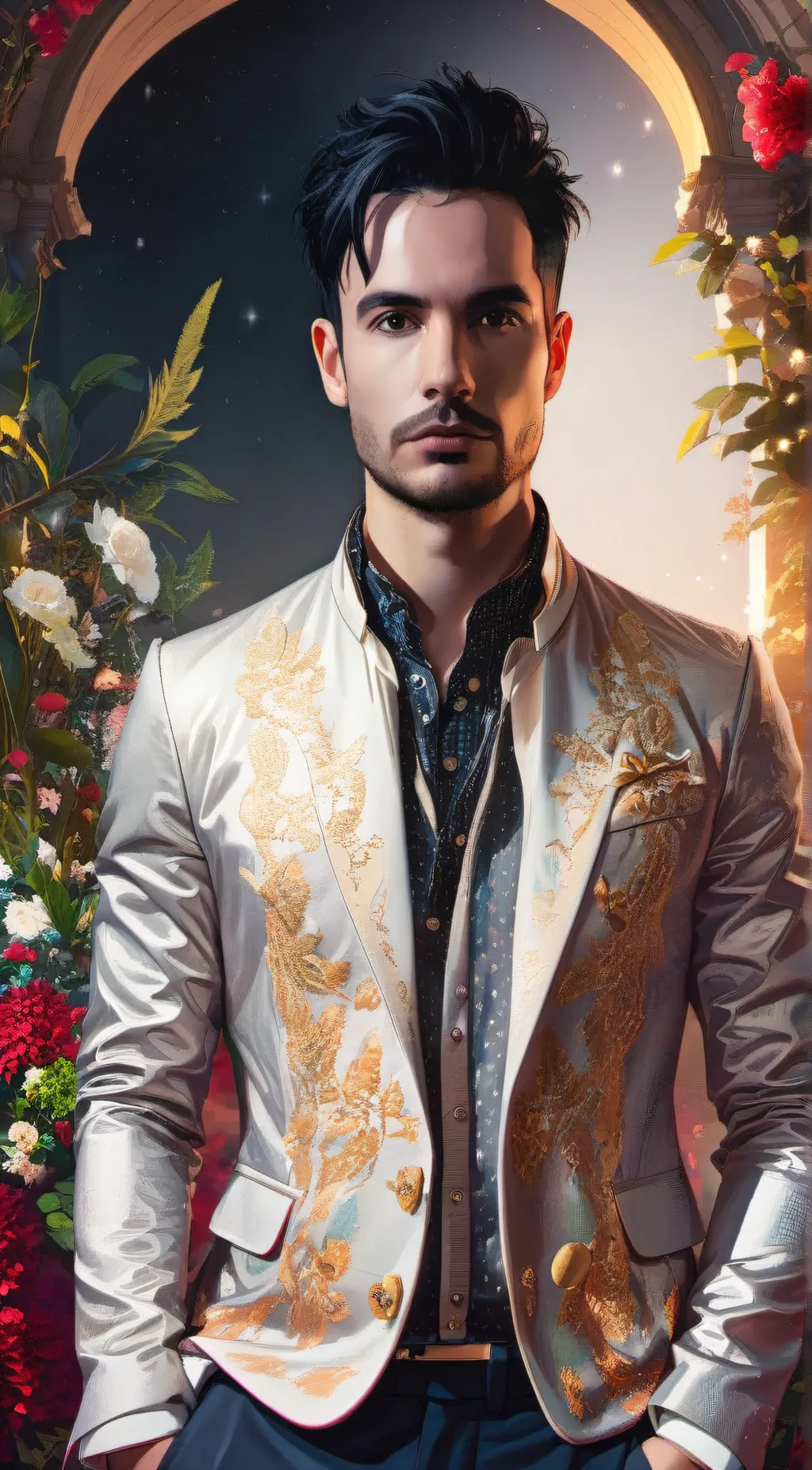 ai character: Panic!At the disco background