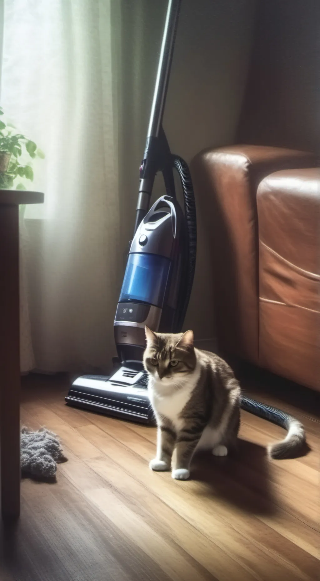 ai character: vacuum ca background