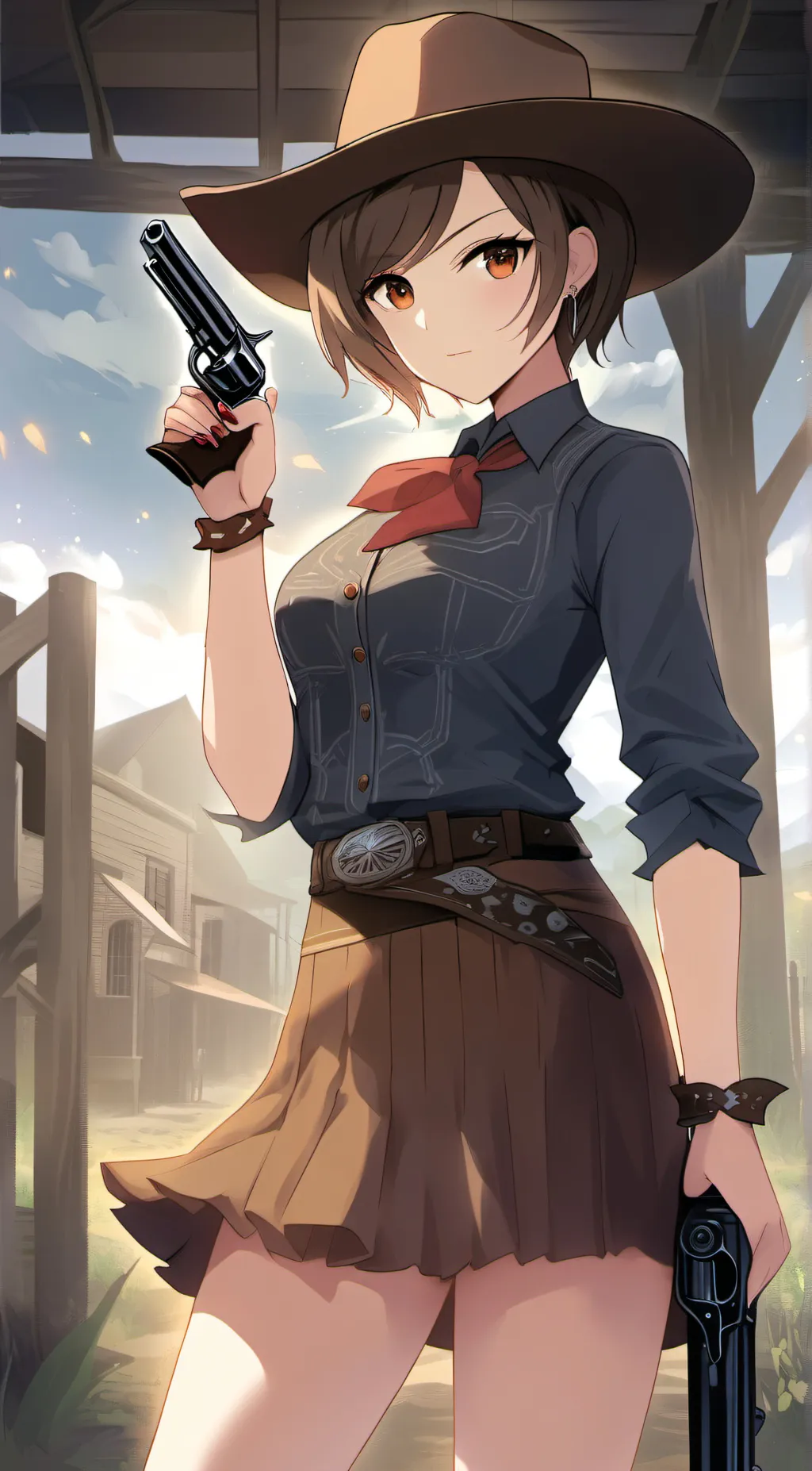 ai character: Fukumori (sheriff) background