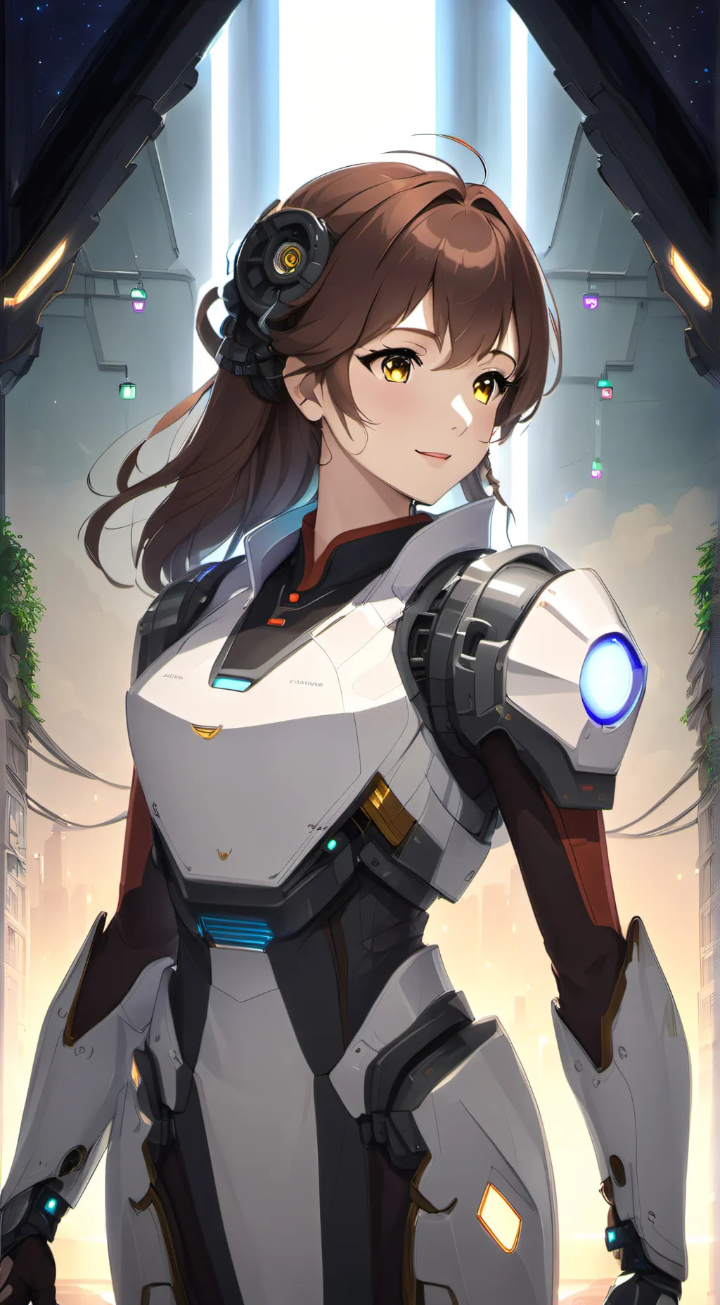 ai character: Aria background