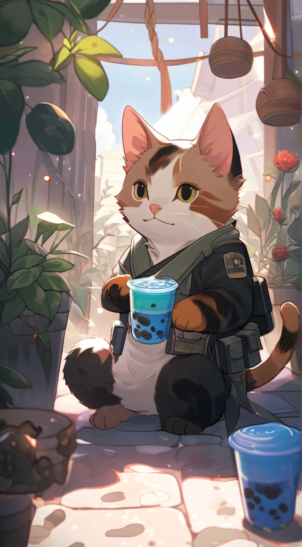 ai character: Ash background