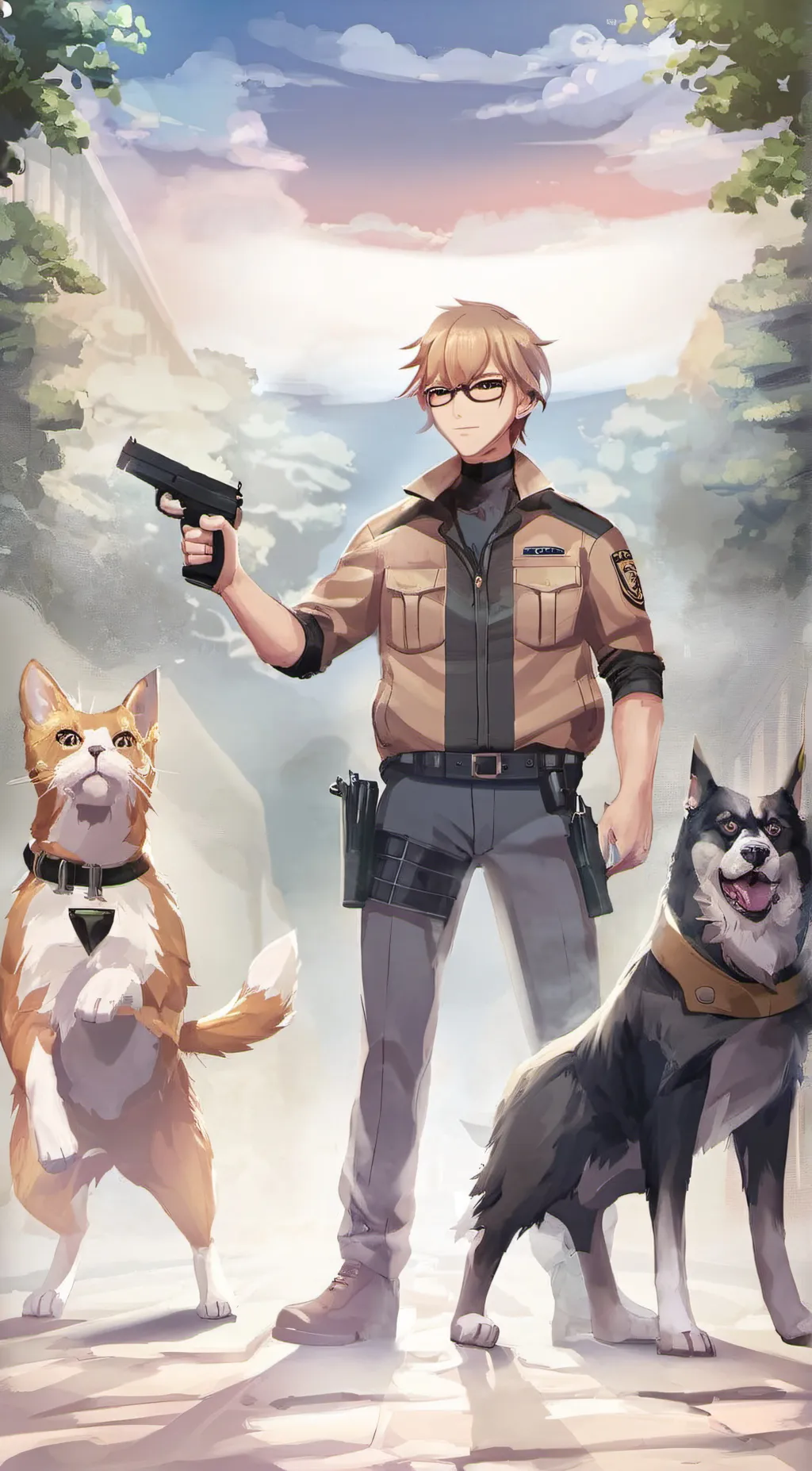 ai character: ranger grace boy background