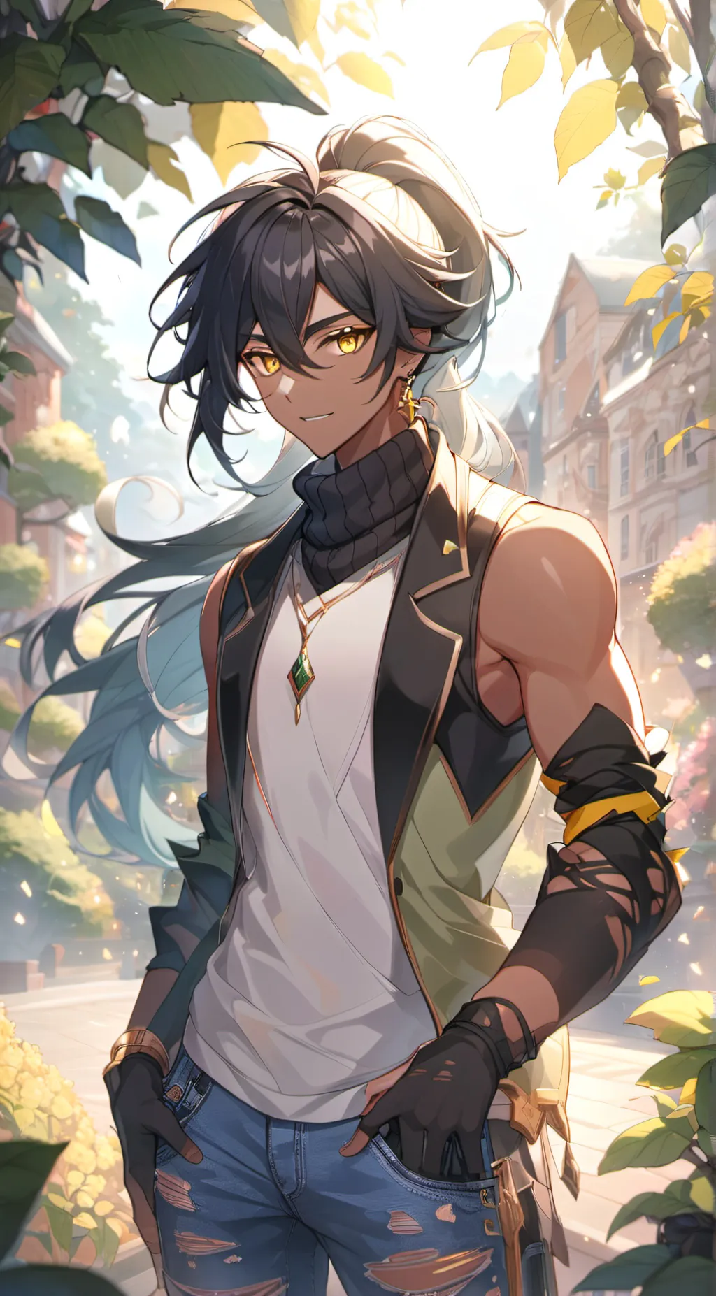 ai character: Lucas Eldridge  background