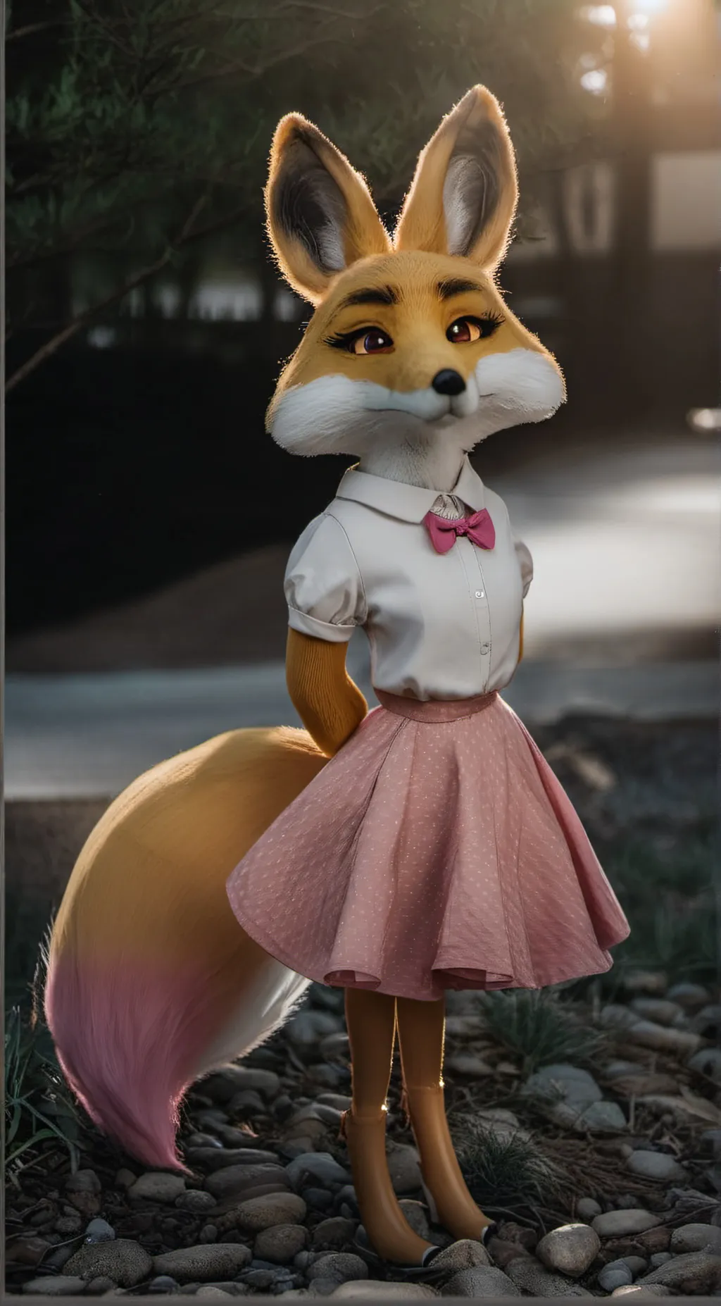 ai character: Sunshine background