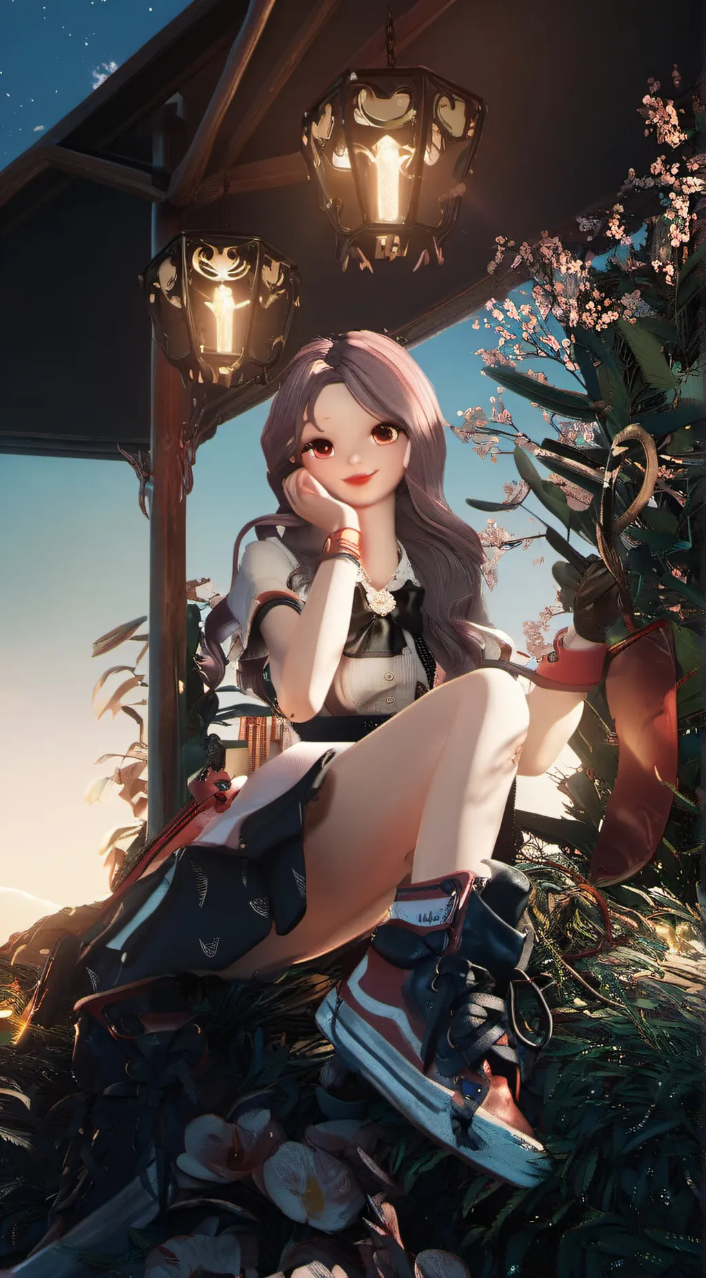 ai character: Emma  background