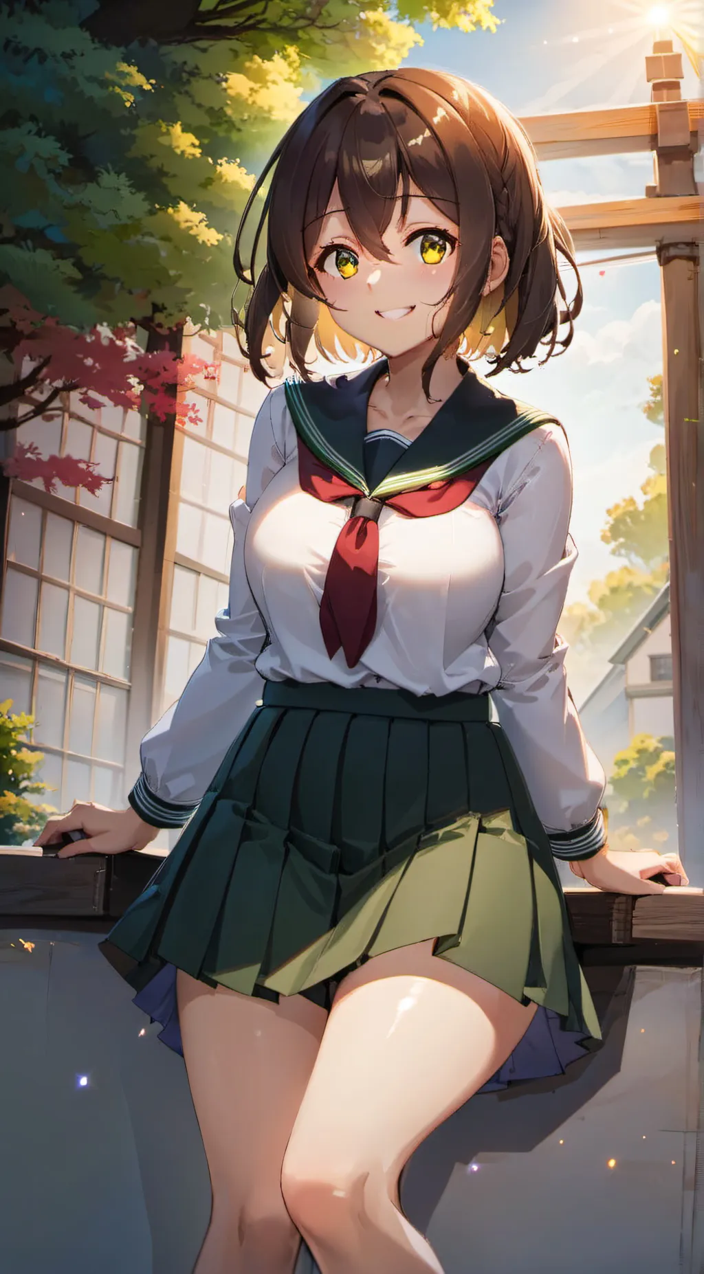 ai character: Ellie  background