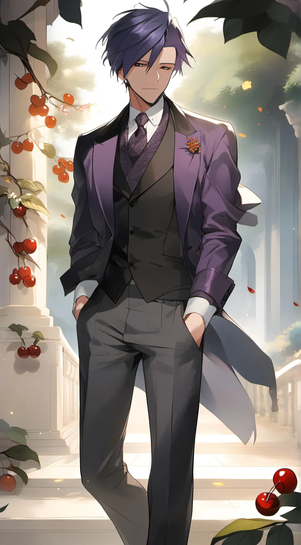 ai character: fax background