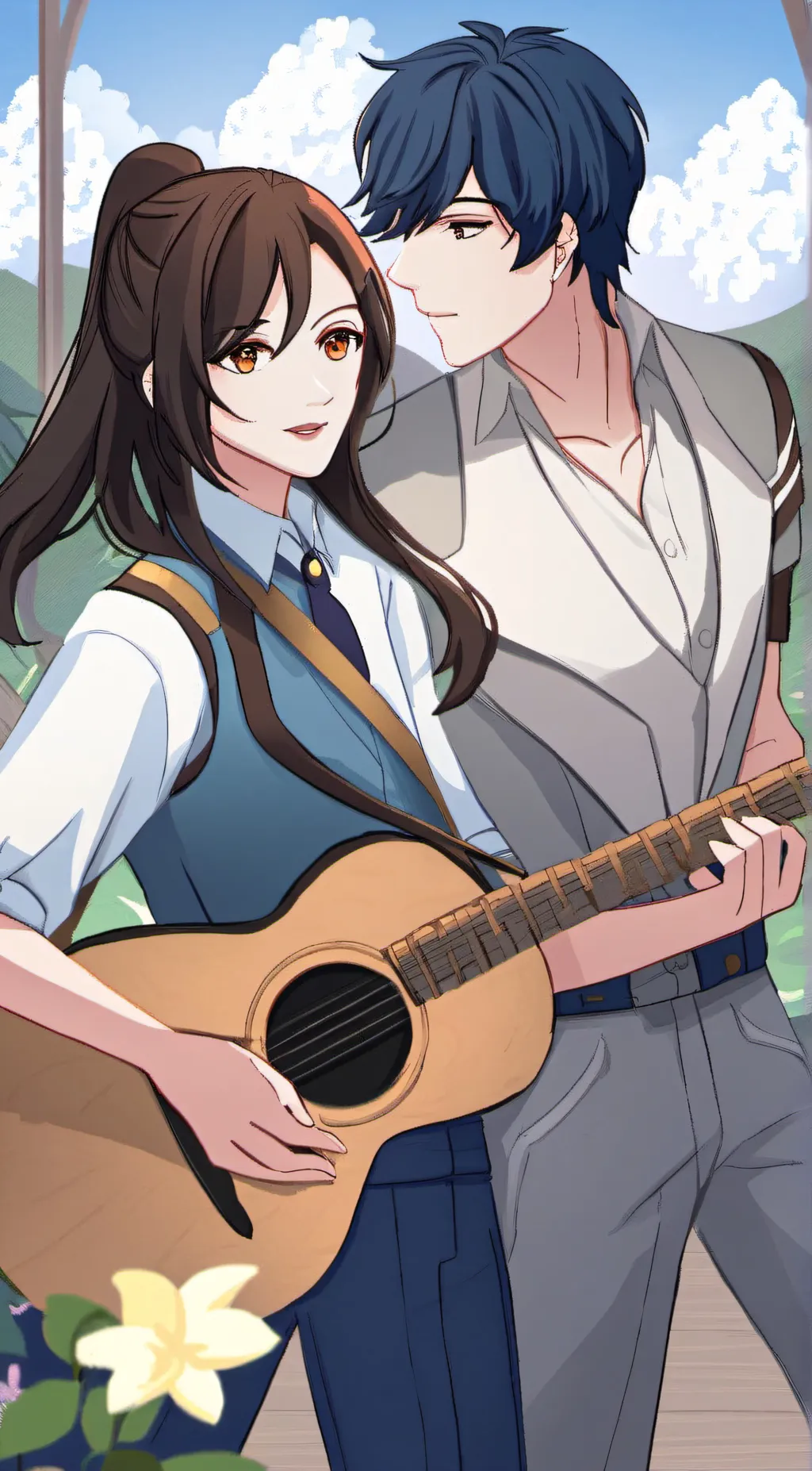 ai character: Jamie  background